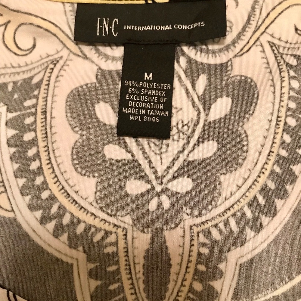 Inc Size Medium Split Open Back Tunic Tank - image 6